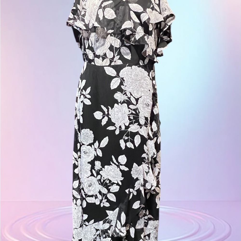 Floral Cocktail Dress - Picture 3 of 5